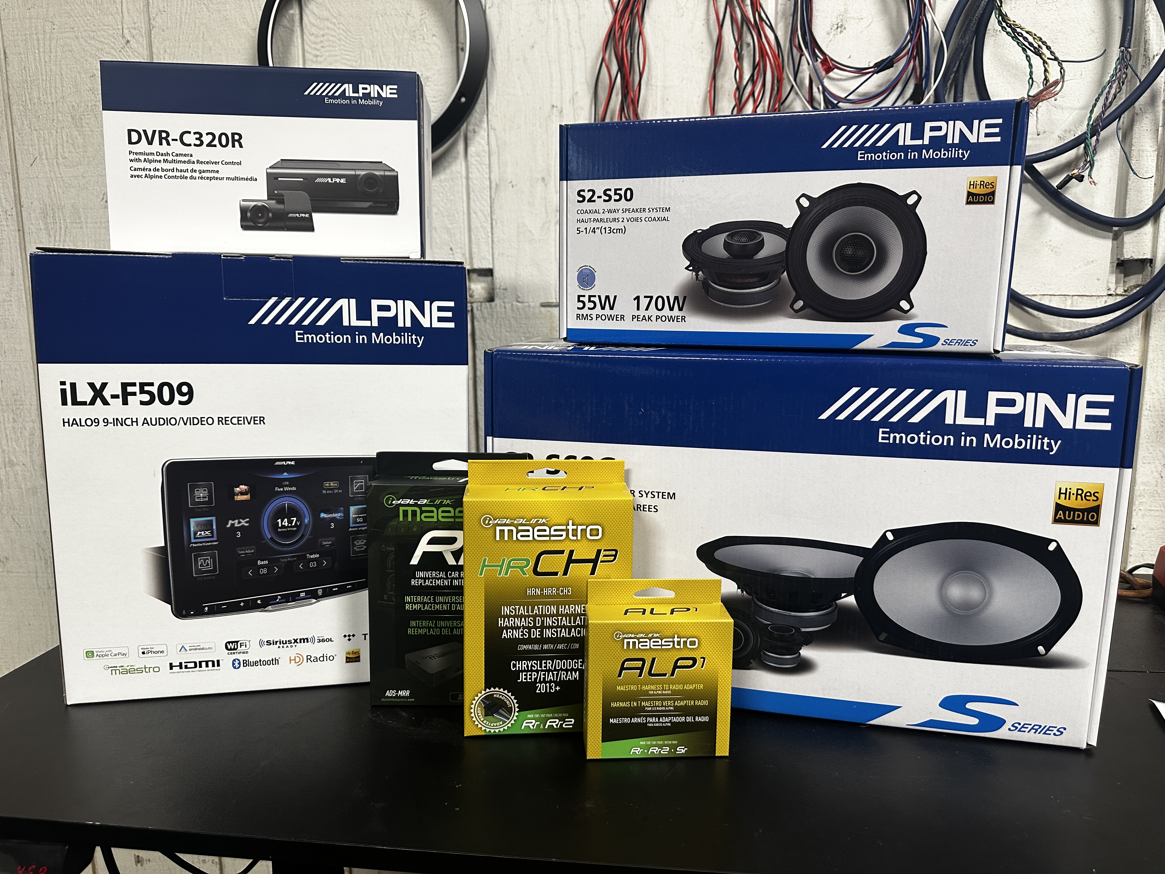 Car audio installation