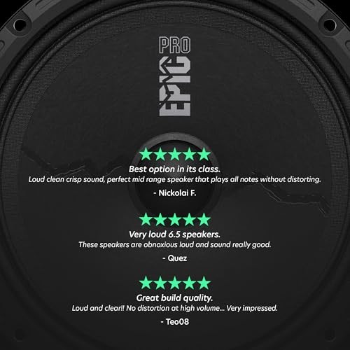 AudioControl EPICPRO 6.5" Shallow Midrange