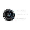 Kenwood 6.5" 2-Way Coaxial Speakers - 350W Peak/100W RMS - Pair