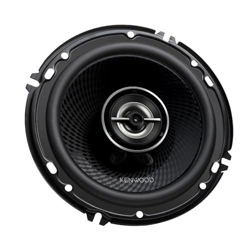 Kenwood 6.5" 2-Way Coaxial Speakers - 350W Peak/100W RMS - Pair