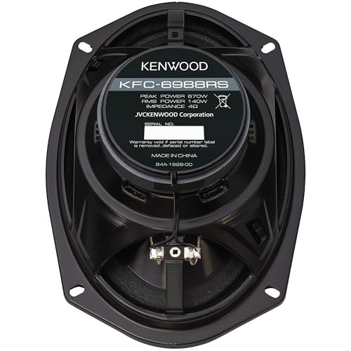 Kenwood 6" x 9" 4-Way Coaxial Speakers - 670W Peak/140W RMS - Pair