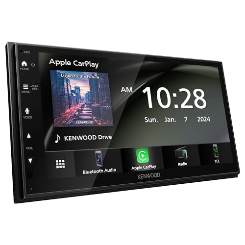 Kenwood Maestro/XM-Ready 6.8" Digital Media Receiver with Wired Apple CarPlay & Android Auto