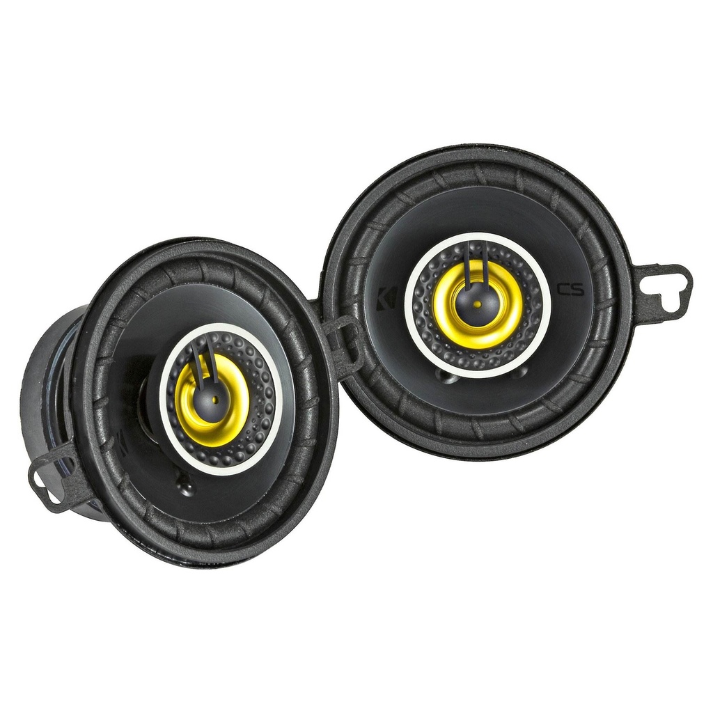Kicker CSC35 3.5-Inch Coaxial Speakers, 4-Ohm