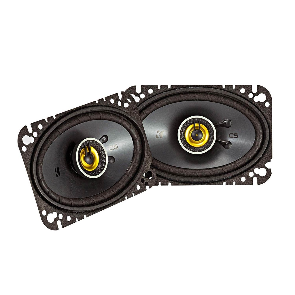 Kicker CSC46 4x6-Inch Coaxial Speakers, 4-Ohm