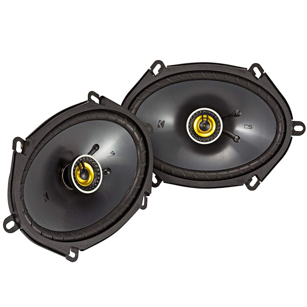 Kicker CSC68 6x8-Inch Coaxial Speakers, 4-Ohm