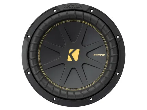 Kicker CompC 10-Inch Subwoofer, DVC, 4-Ohm, 300W
