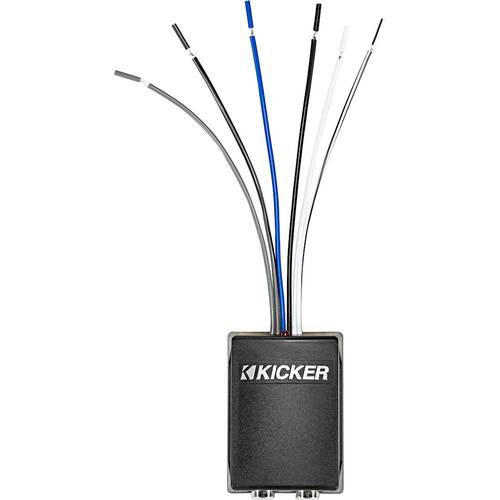 Kicker 2-channel Speaker to RCA Converter, w/ LOC. w/ 12V Turn On Lead