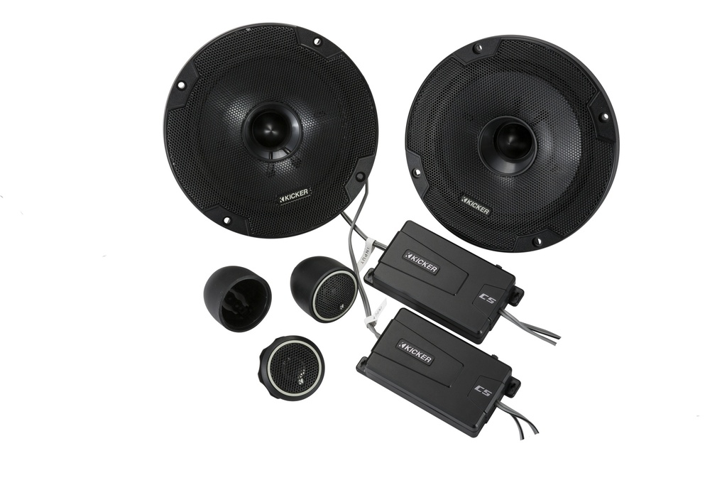 Kicker CSS65 6.5-Inch Component System w/ .75-Inch Tweeters, 4-Ohm