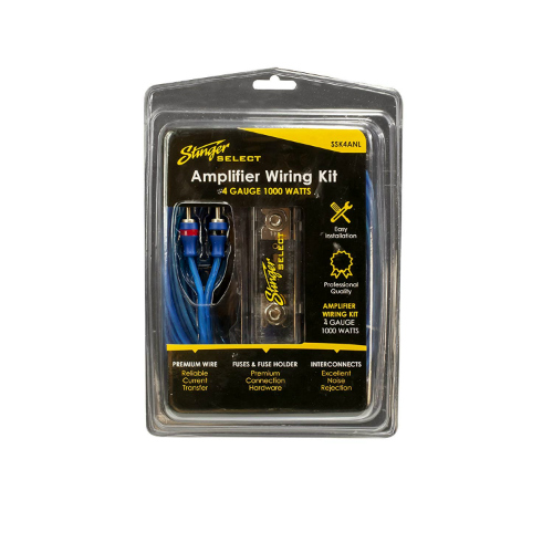 [SSK4ANL] Stinger 4 Gauge Amp Wiring Kit
