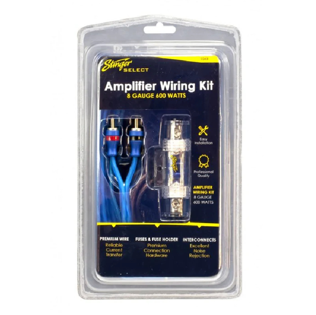 [SSK8] Stinger 8 Gauge Amp Wiring Kit