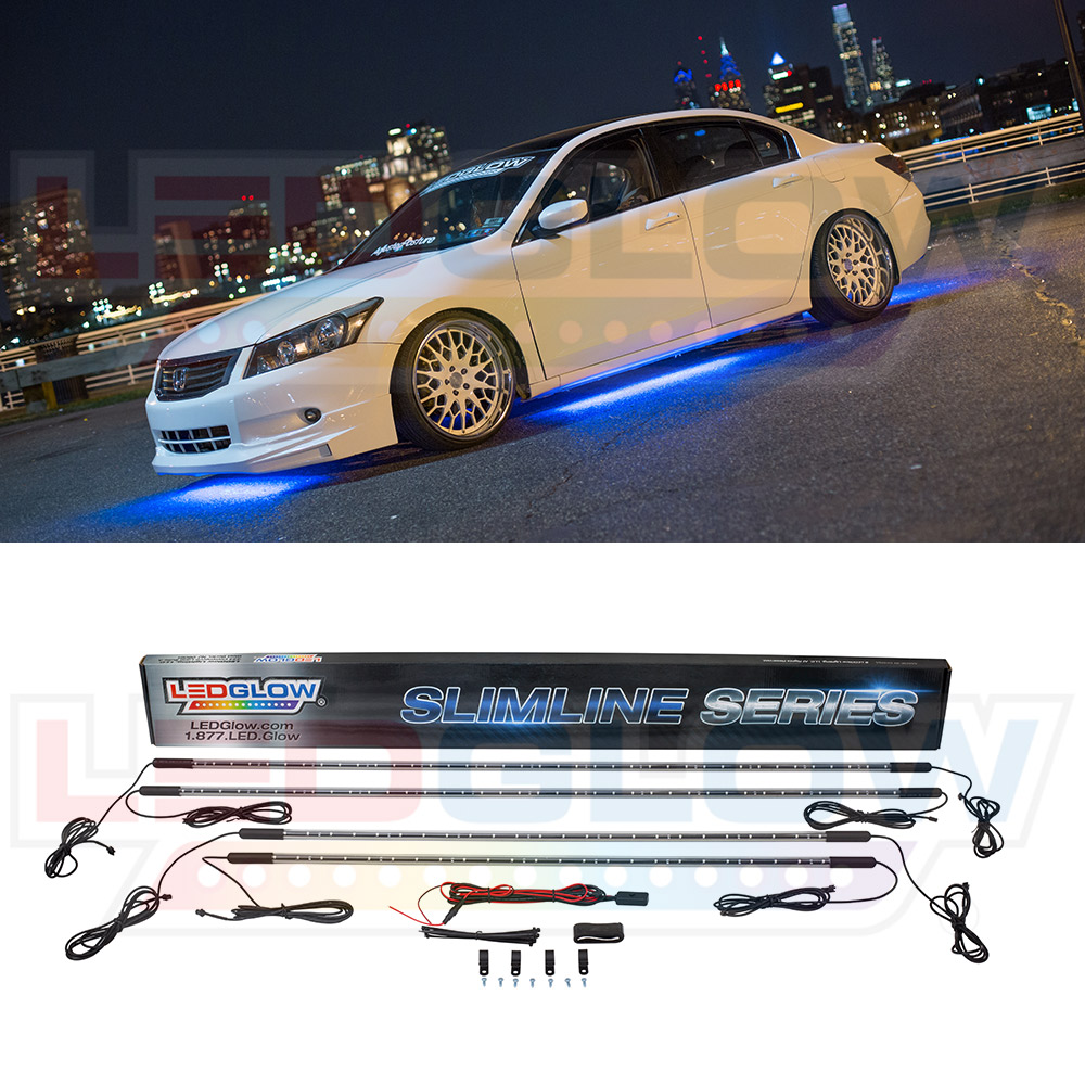 [LU-UB-SL-B40.5] LEDGlow Blue Flexible Slimline Car Underbody Lighting Kit