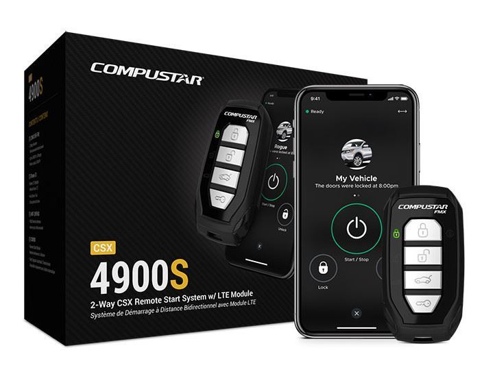 Compustar CSX4900-S 4-Button 2-Way Remote Start
