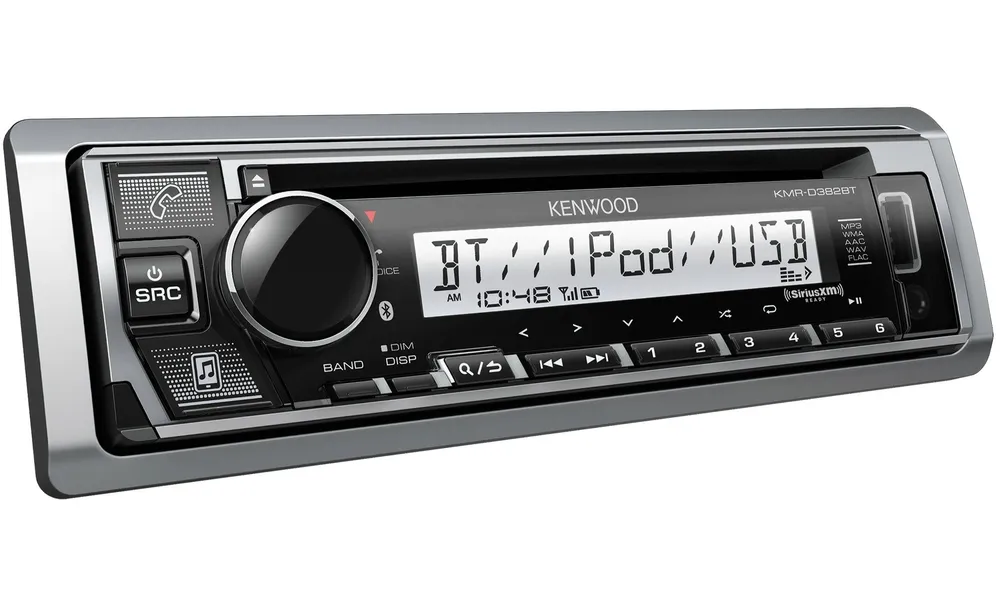 Kenwood KMR-D382BT SDIN Marine CD Reciever