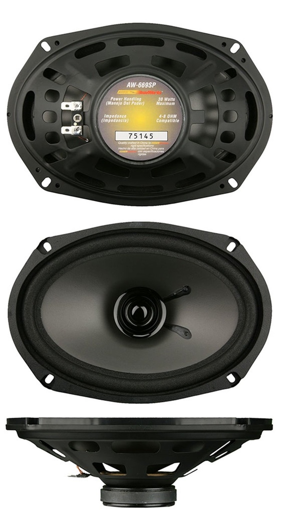 [AW-669SP] Metra Install Bay Dual Cone Speakers 6 x 9"