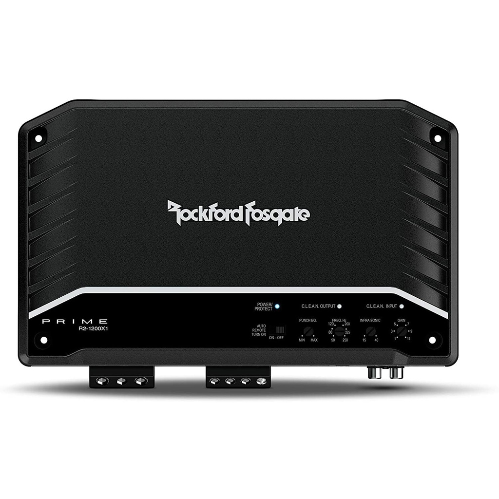 [R2-1200X1] Rockford Fosgate Mono Amplifier 400x1 @ 4-Ohm, 800x1 @ 2-Ohm, 1200x1 @ 1-Ohm