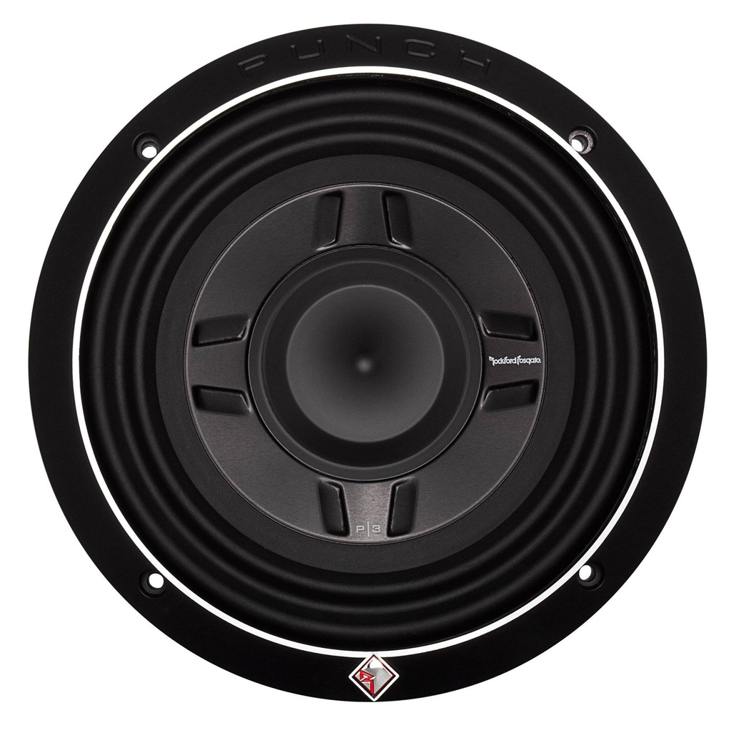 Rockford Punch Series P3S 8" 2-Ohm DVC Shallow Subwoofer