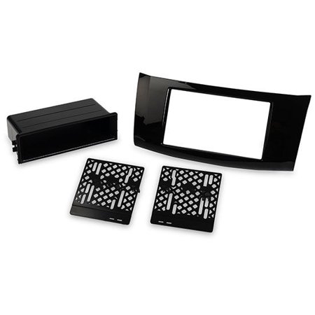 PAC DDIN or SDIN ISO w/Pocket Kit for Nissan Sentra 2013-2019 - Gloss Black