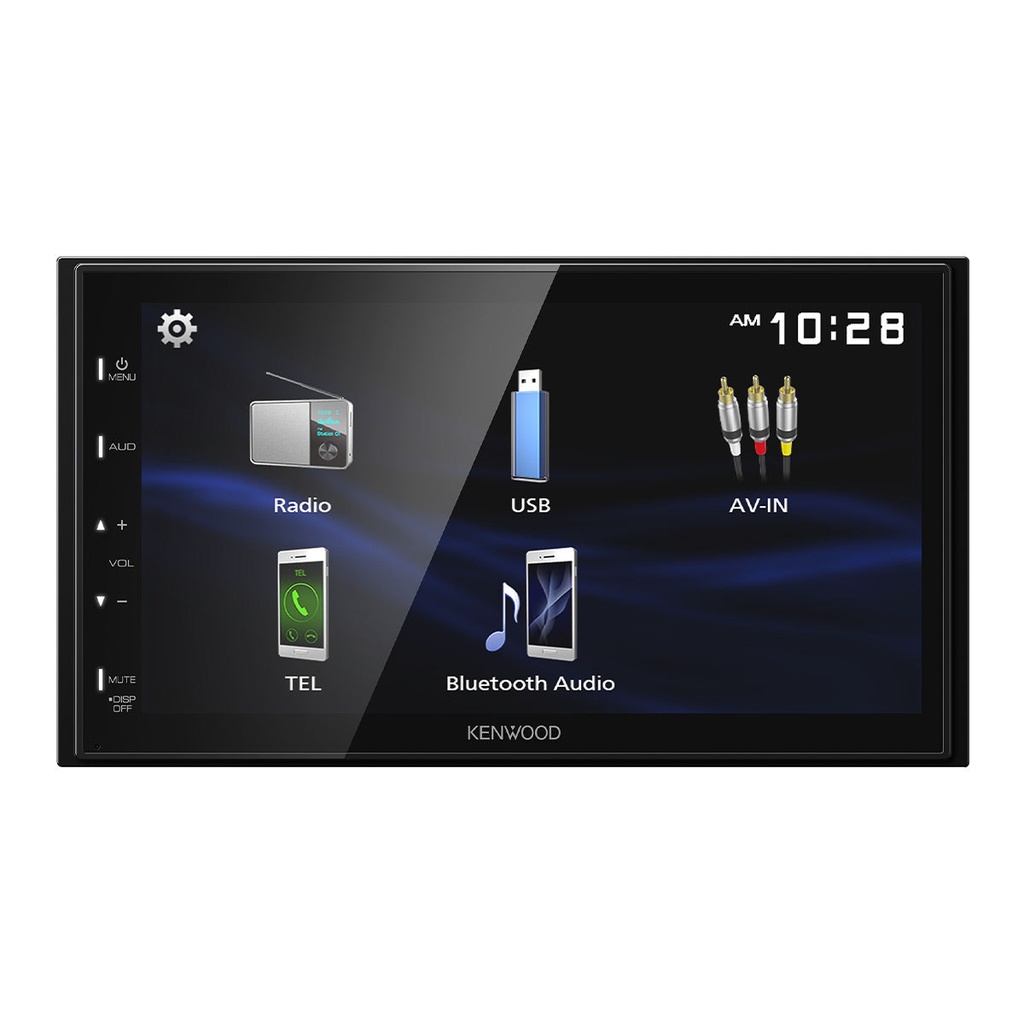 [DMX129BT] Kenwood DDIN 6.8" Digital Media Receiver with Bluetooth