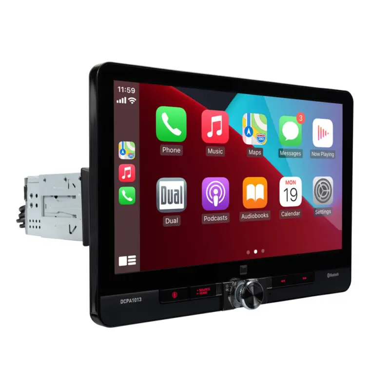 [DCPA1013] Dual 10.1" Multimedia Receiver with Wireless Apple CarPlay & Android Auto