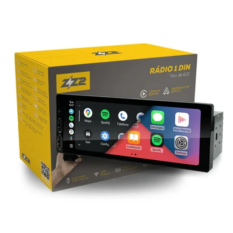 [MPPLAY ZZ-2] MPPLAY ZZ-2 6.5" SDIN Head Unit with Wireless Apple CarPlay & Android Auto