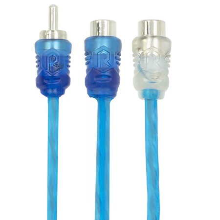 Raptor 2F-1M RCA 2-Channel R2 Audio Cable - Bulk Series