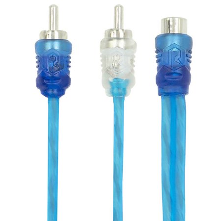 Raptor 1F-2M RCA 2-Channel R2 Audio Cable - Bulk Series