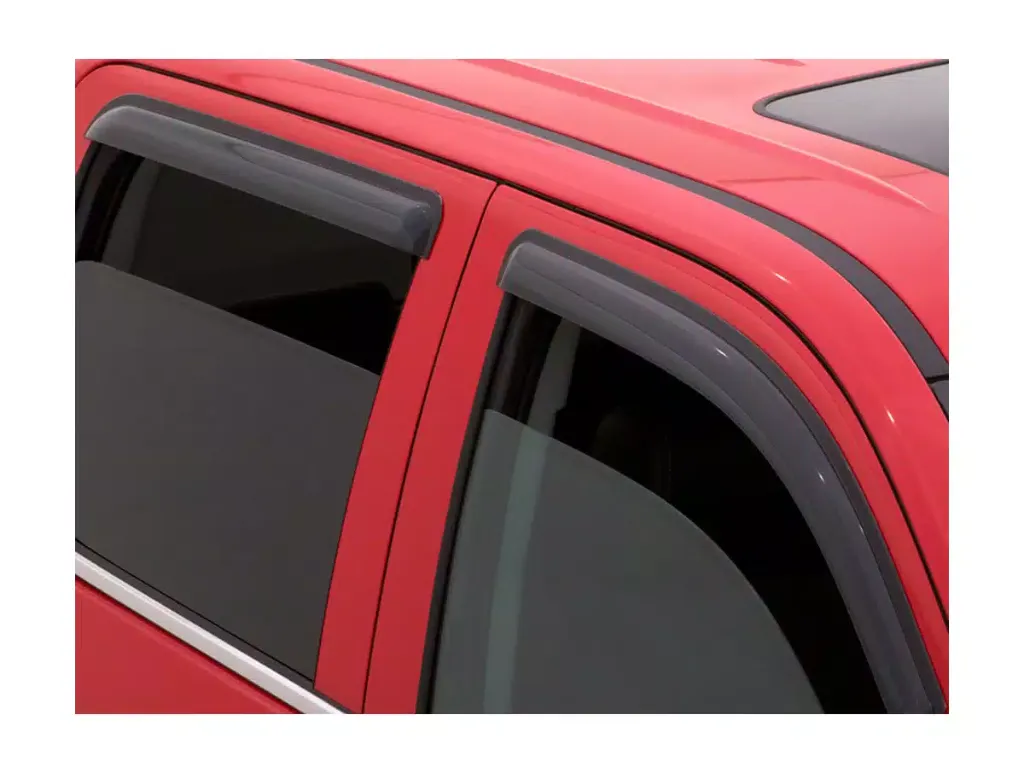 AVS 94804 Outside Mount Ventvisor Window Deflectors 2019-2026 Silverado Double Cab