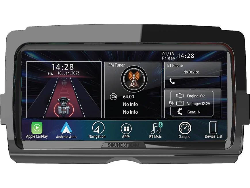 Soundstream Reserve V2 Digital multimedia receiver for select 2014-up Harley-Davidson® touring motorcycles