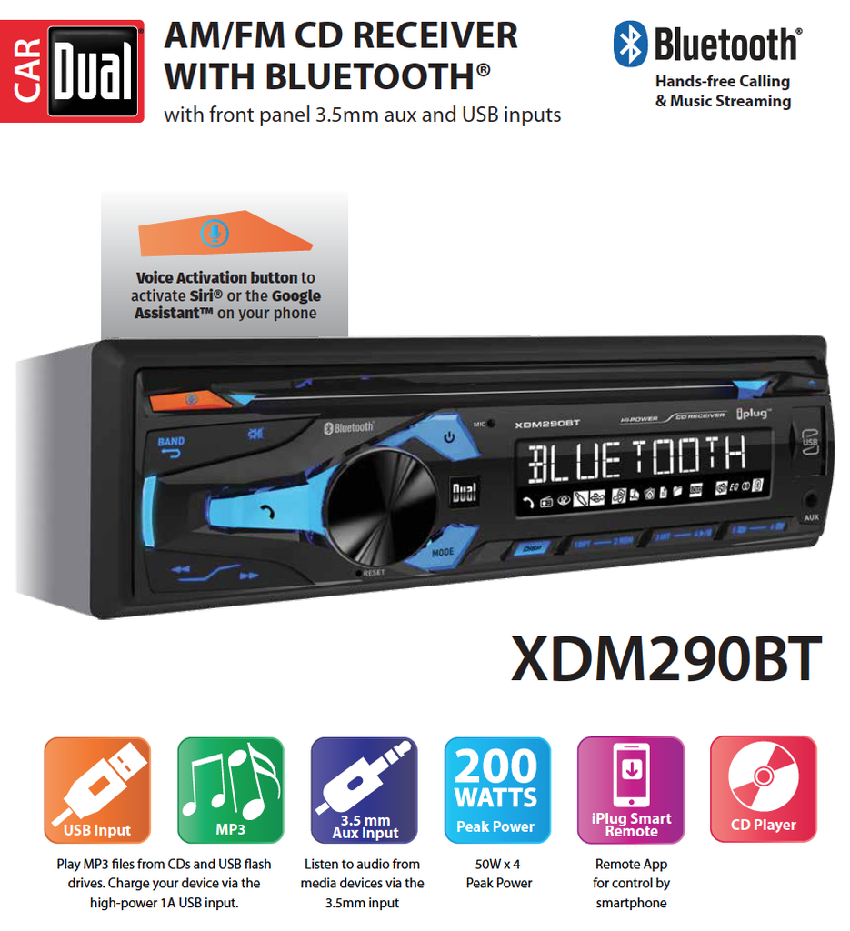 Dual XDM290BT CD Reciever