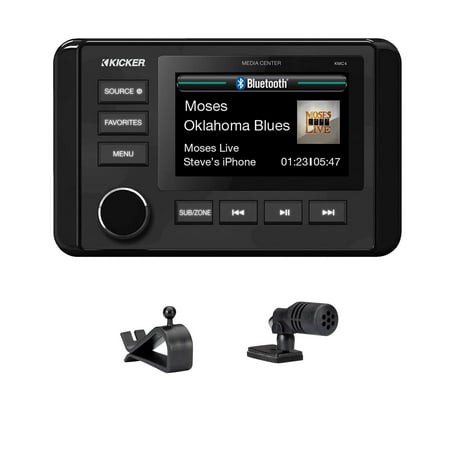 [51KMC4] Kicker KMC4 Marine Dual-Zone Media Center